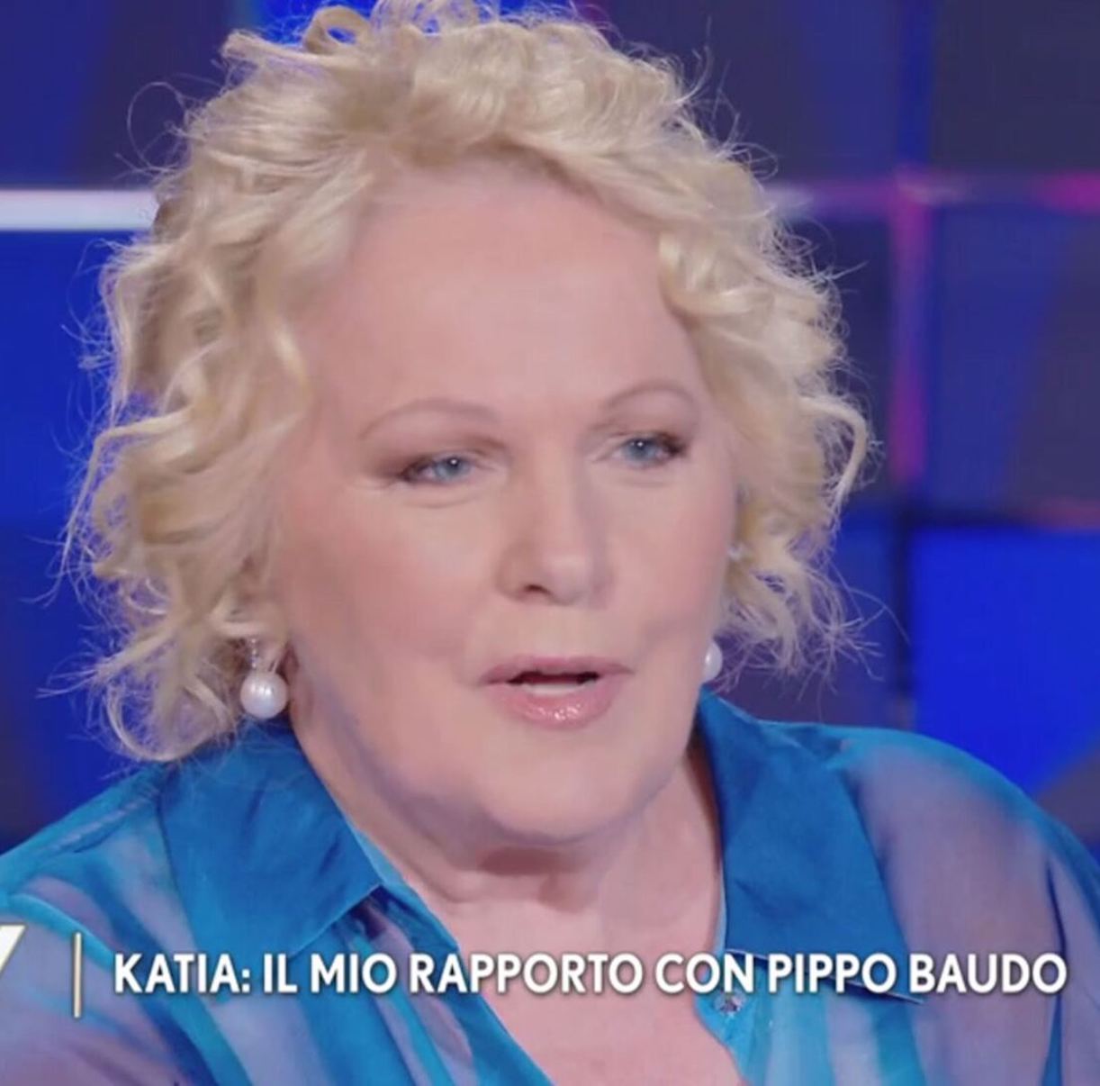 Katia Ricciarelli  rapporto pippo baudo verissimo