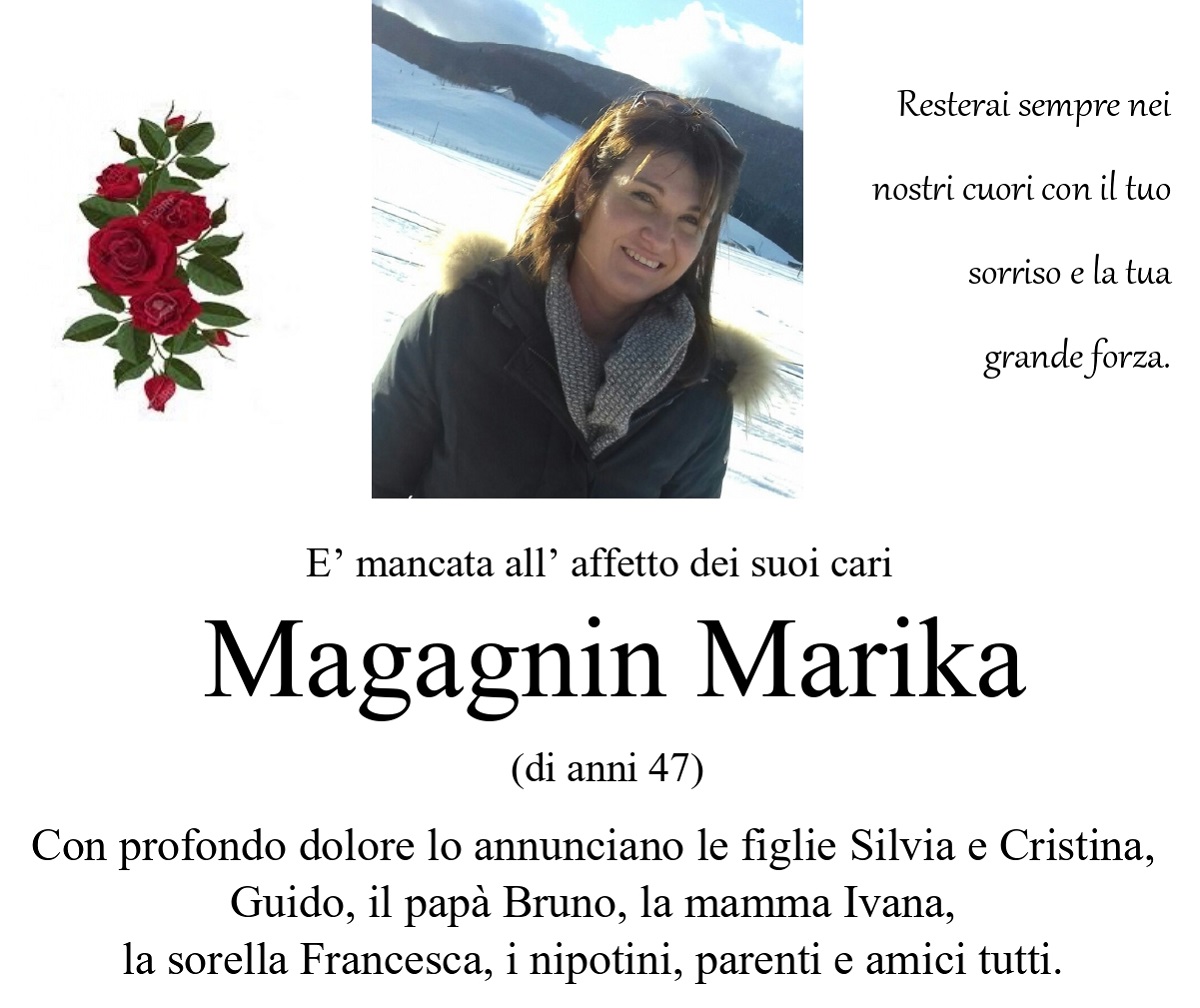 Caorle Marika Magnagnin maestra 47 anni morta malattia 