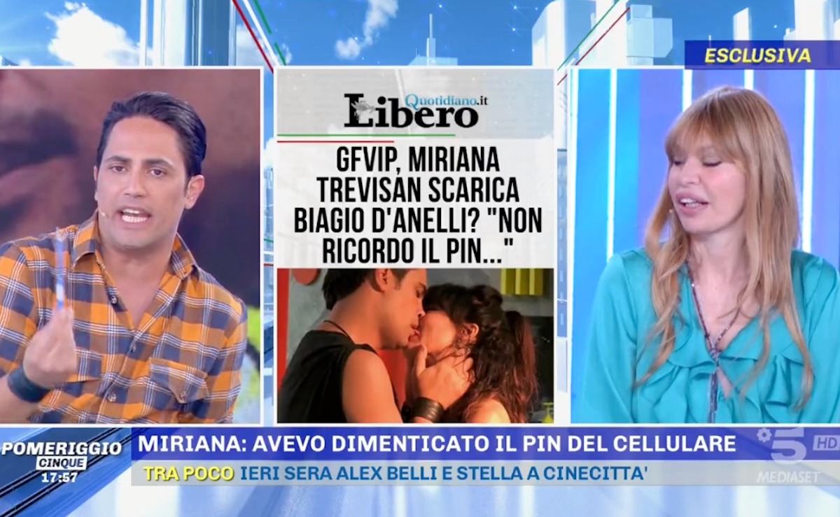 Miriana Trevisan Biagio D'Anelli accusa prove nicola pisu gf vip 6