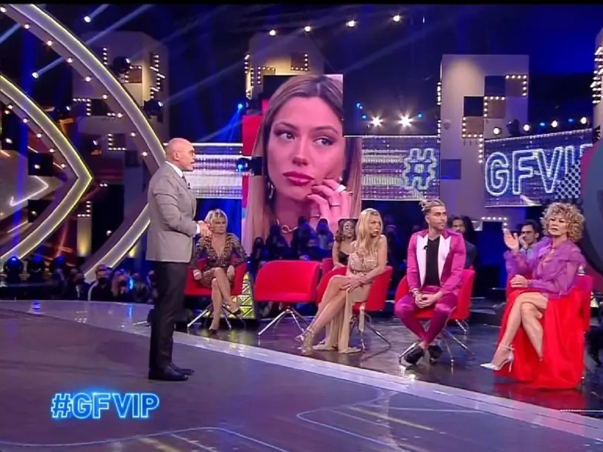 alfonso signorini diretta in studio GF Vip 6