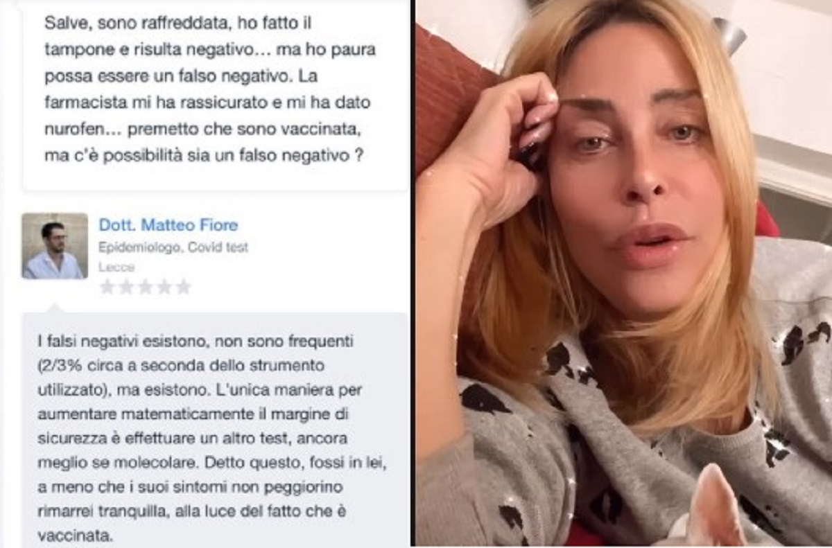 Stefania Orlando messaggio salute malissimo preoccupazione