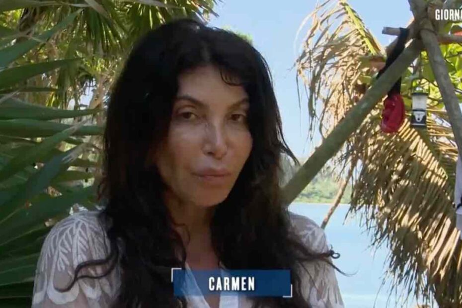 Carmen Di Pietro Isola dei Famosi Giucas Casella