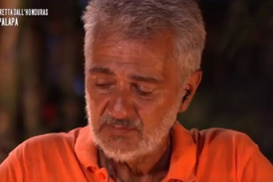 gustavo rodriguez commosso all'isola dei famosi