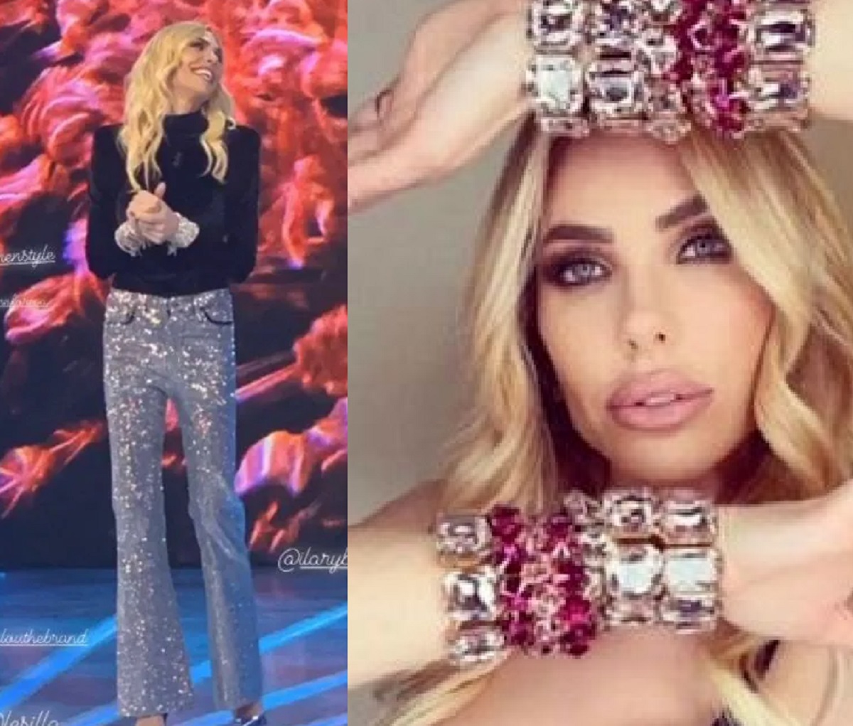 Ilary Blasi Isola dei Famosi pantaloni outfit