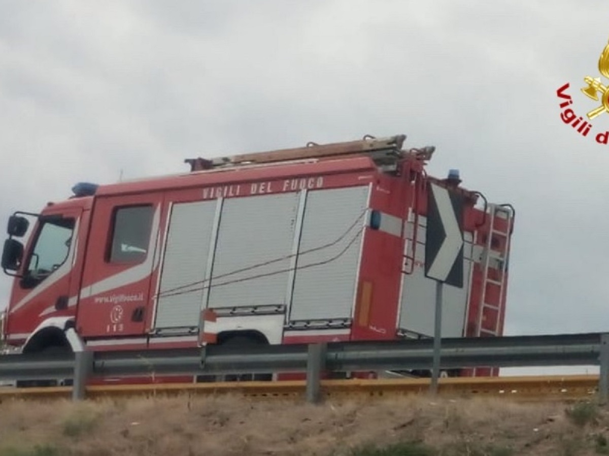 incidente a7 vigili del fuoco