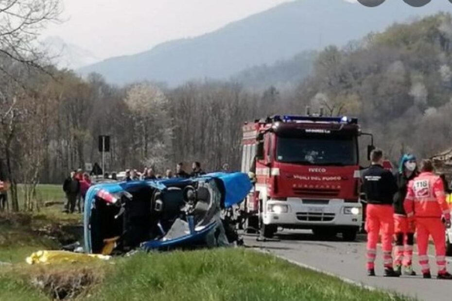 incidente stradale levone 7 aprile 2022