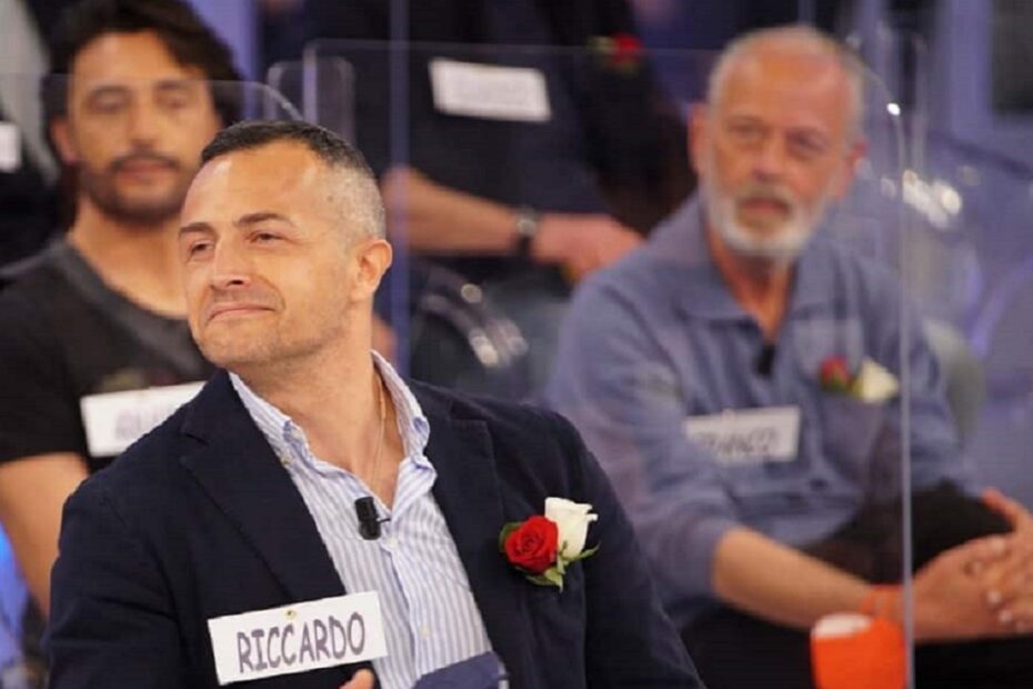 riccardo guarnieri, bacio con maria grazia