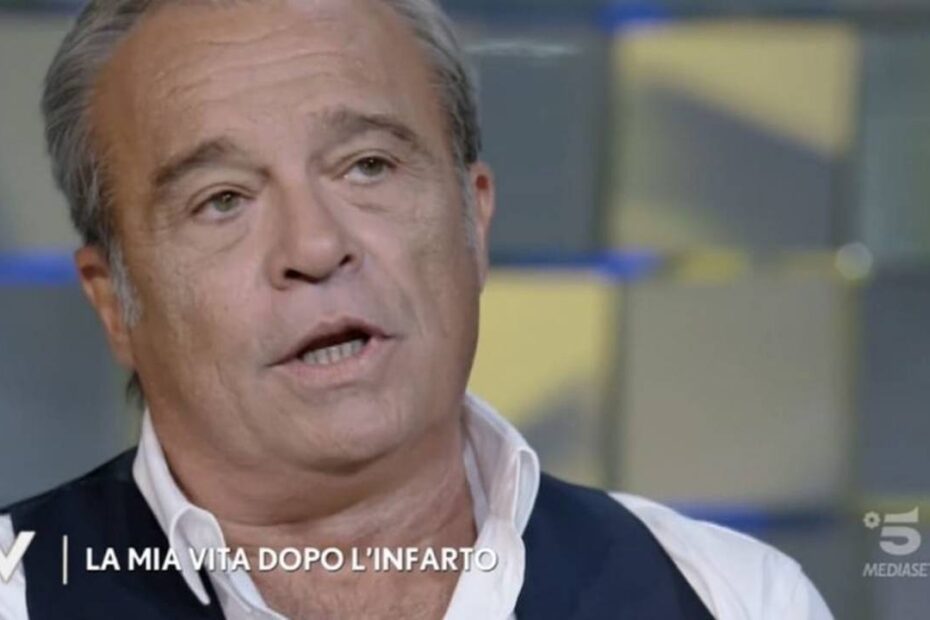 Claudio Amendola verissimo infarto