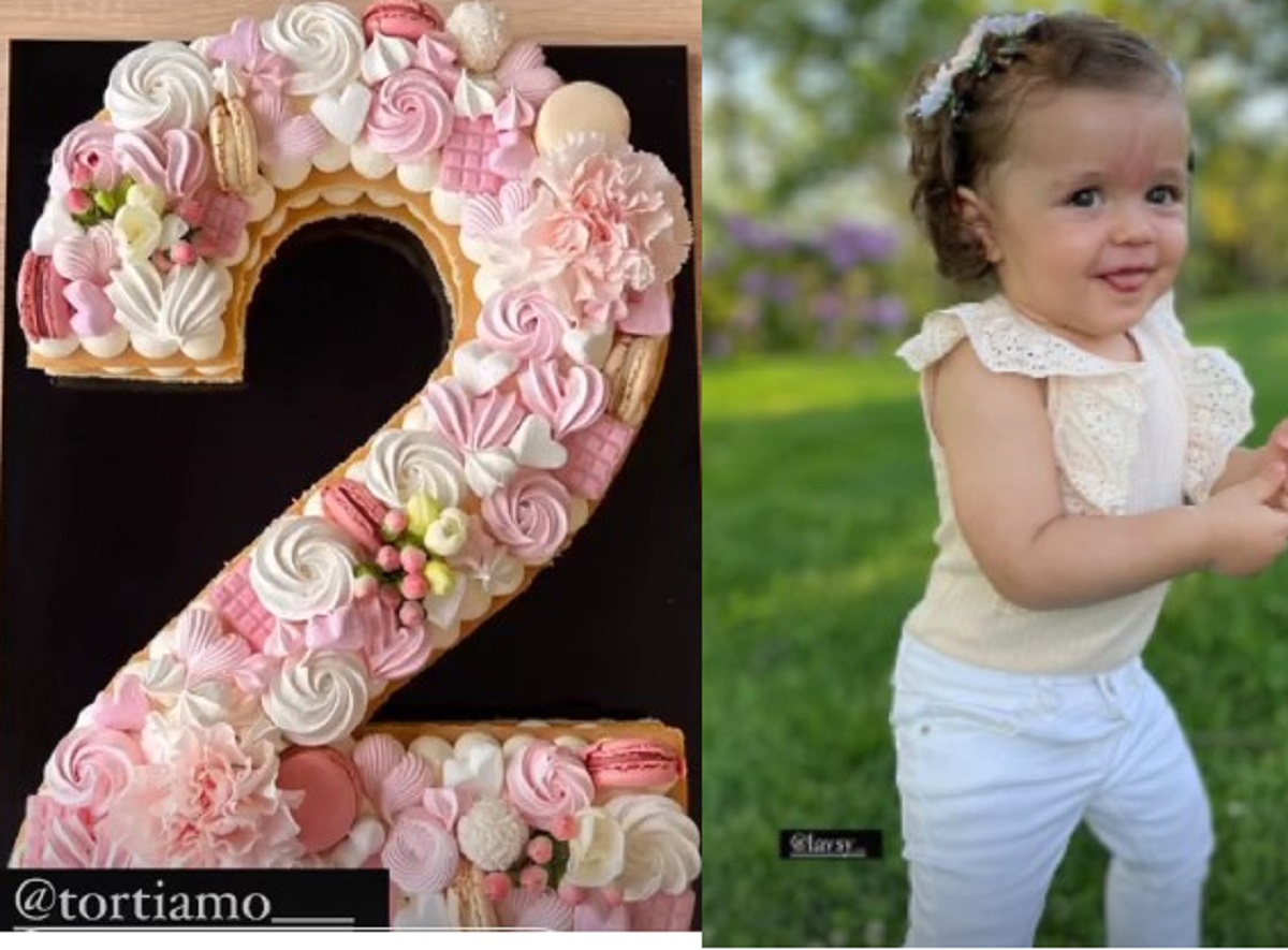 Alena Seredova famiglia riunita compleanno figlia Vivienne