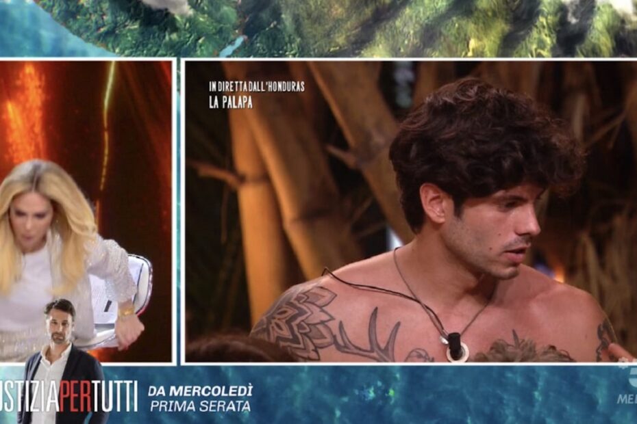 Ilary Blasi cade all’Isola dei Famosi 2022