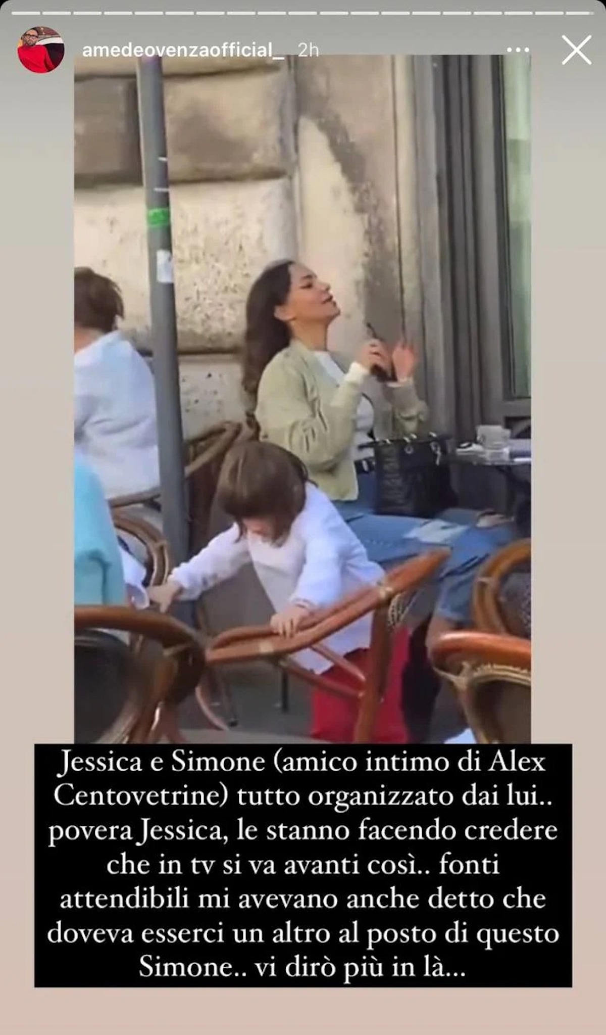 jessica selassié simone bonaccorsi paparazzata alex belli