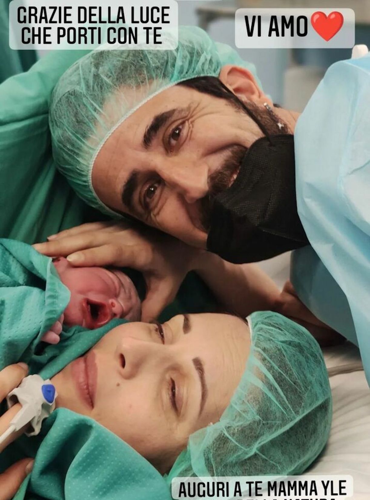 Luca Angeletti papà terza volta stella