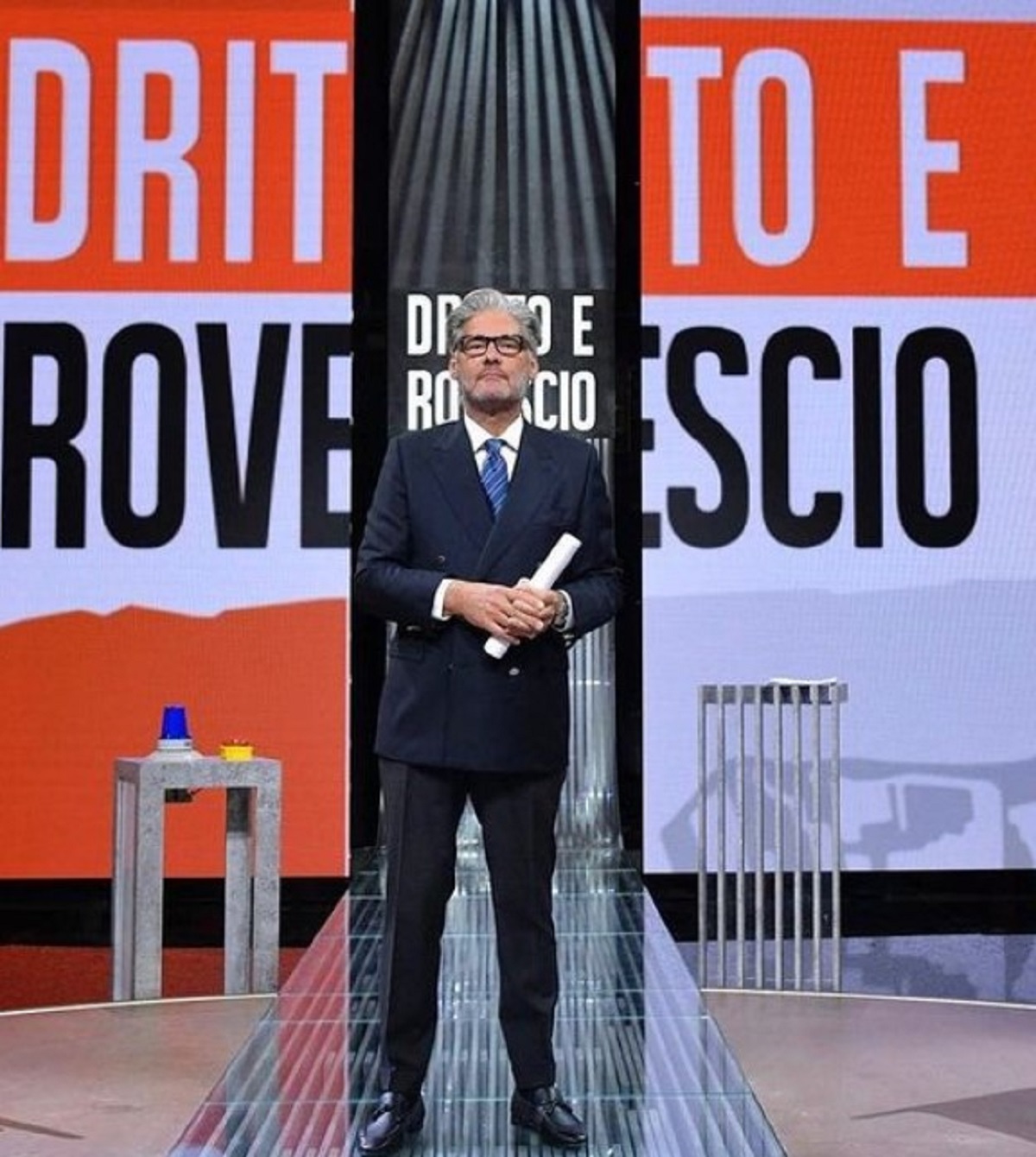 Paolo Del Debbio insulto fuori onda a Dritto e Rovescio