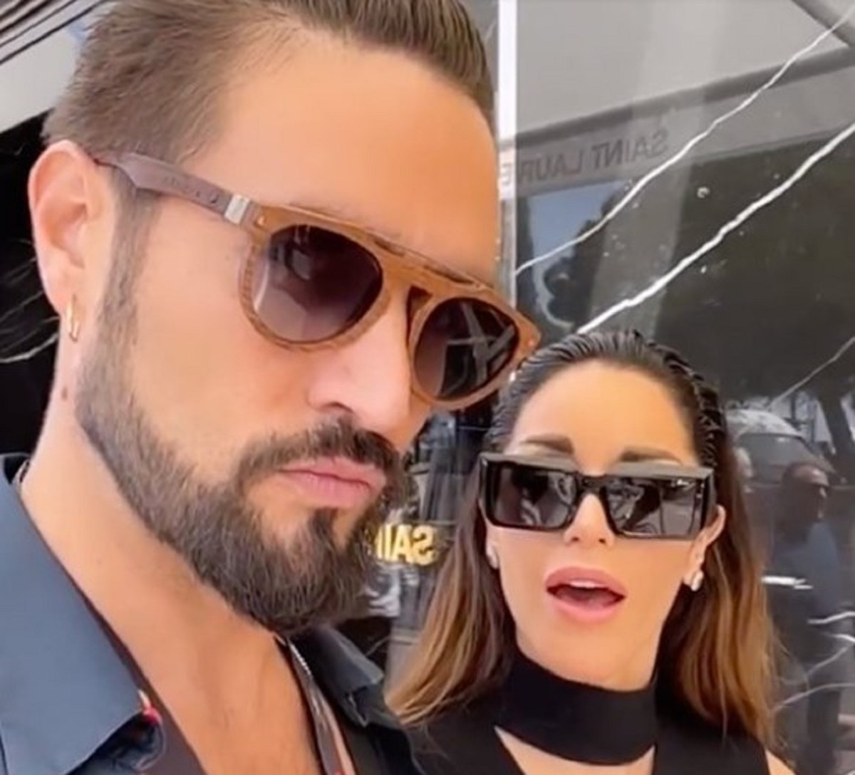 Alex Belli e Delia Duran genitori