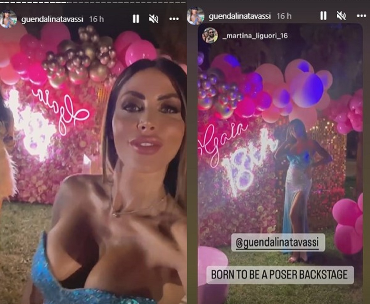 Guendalina Tavassi figlia Gaia festa 18 anni