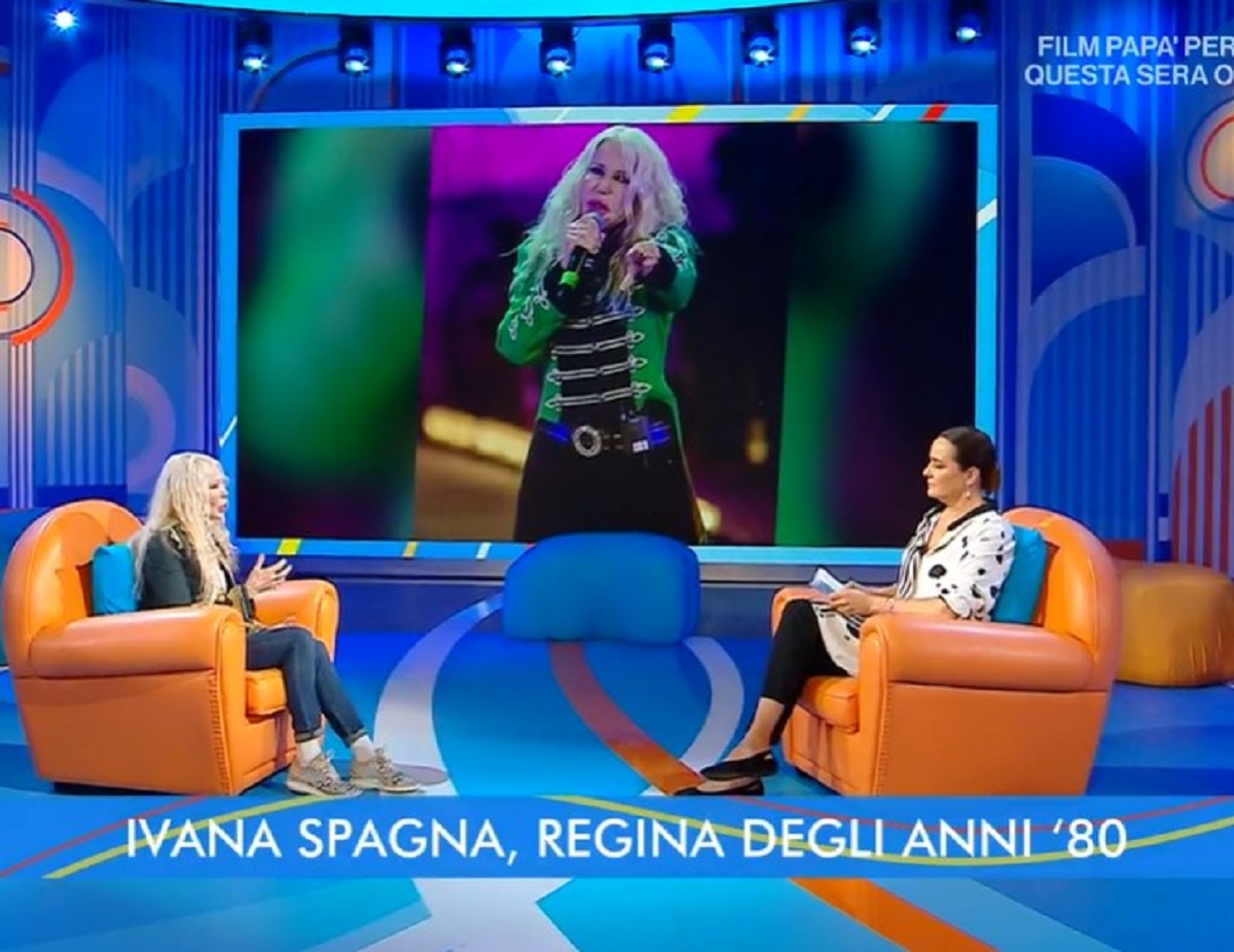 Roberta Capua confessione Ivana Spagna diretta