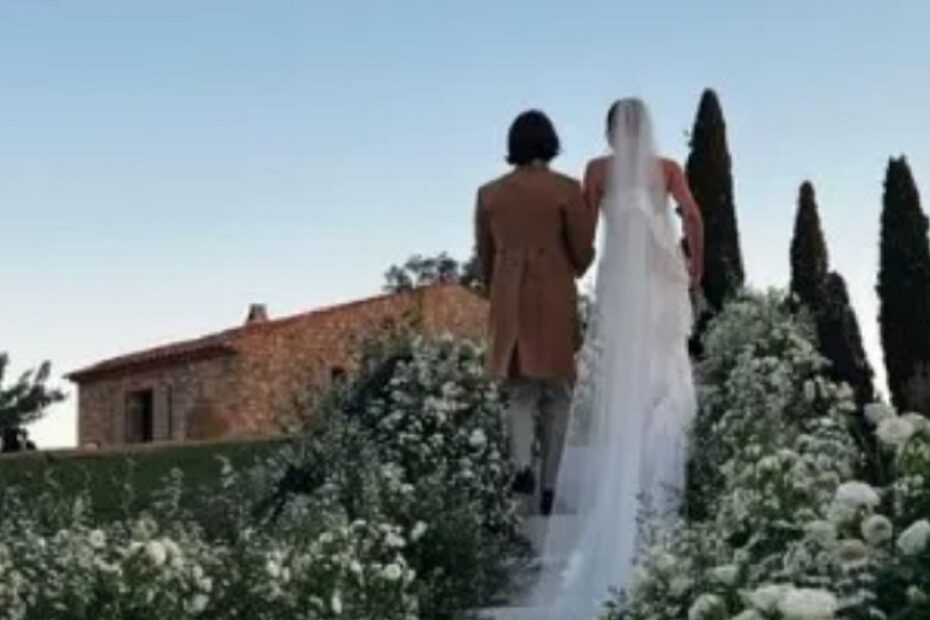 Leonardo Maria Del Vecchio e Anna Castellini Baldissera sposi
