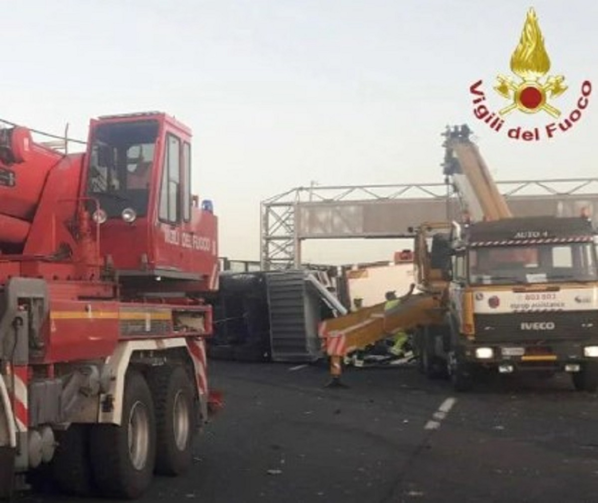 grave incidente in autostrada milano napoli