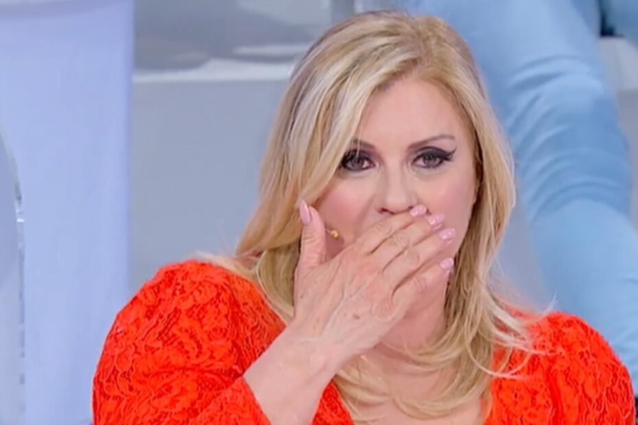 tina cipollari commossa in lacrime scelta veronica rimondi