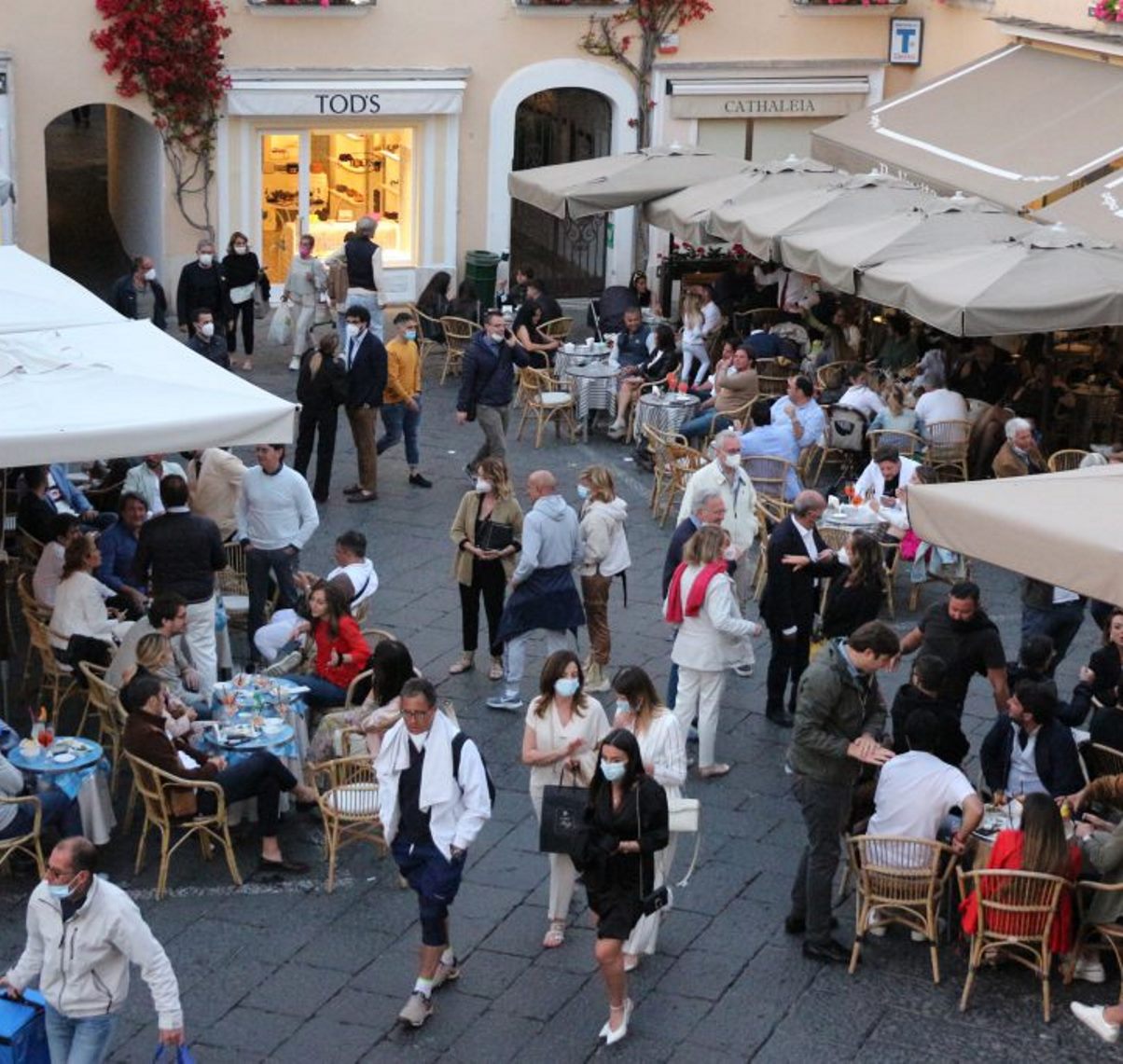 Capri scontrino colazione conto 78 euro