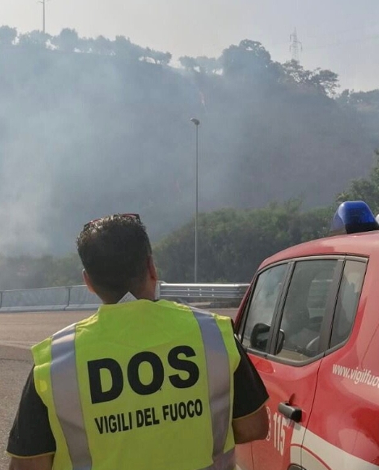 cosenza incendi interventi vigili del fuoco