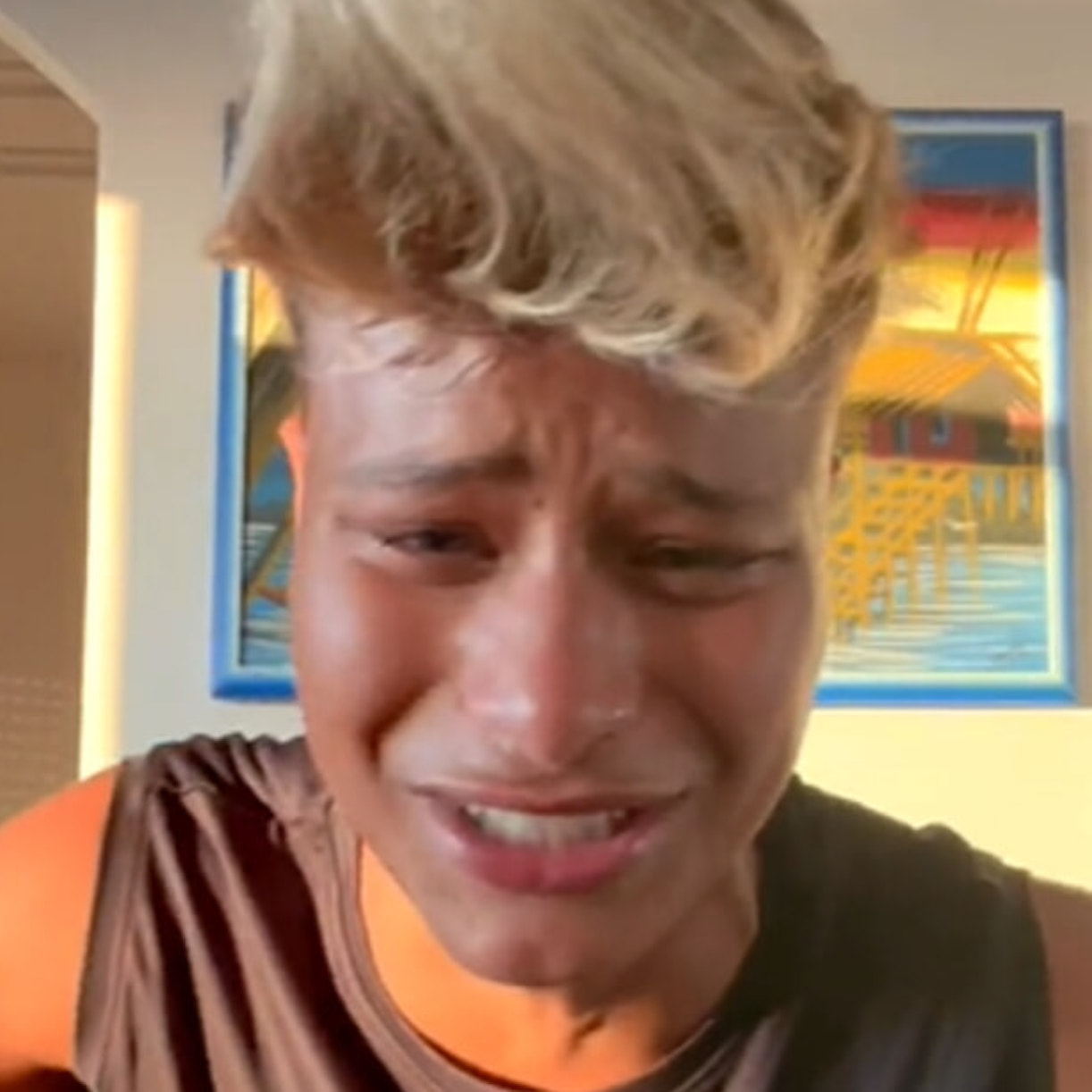 Denis Dosio in lacrime instagram