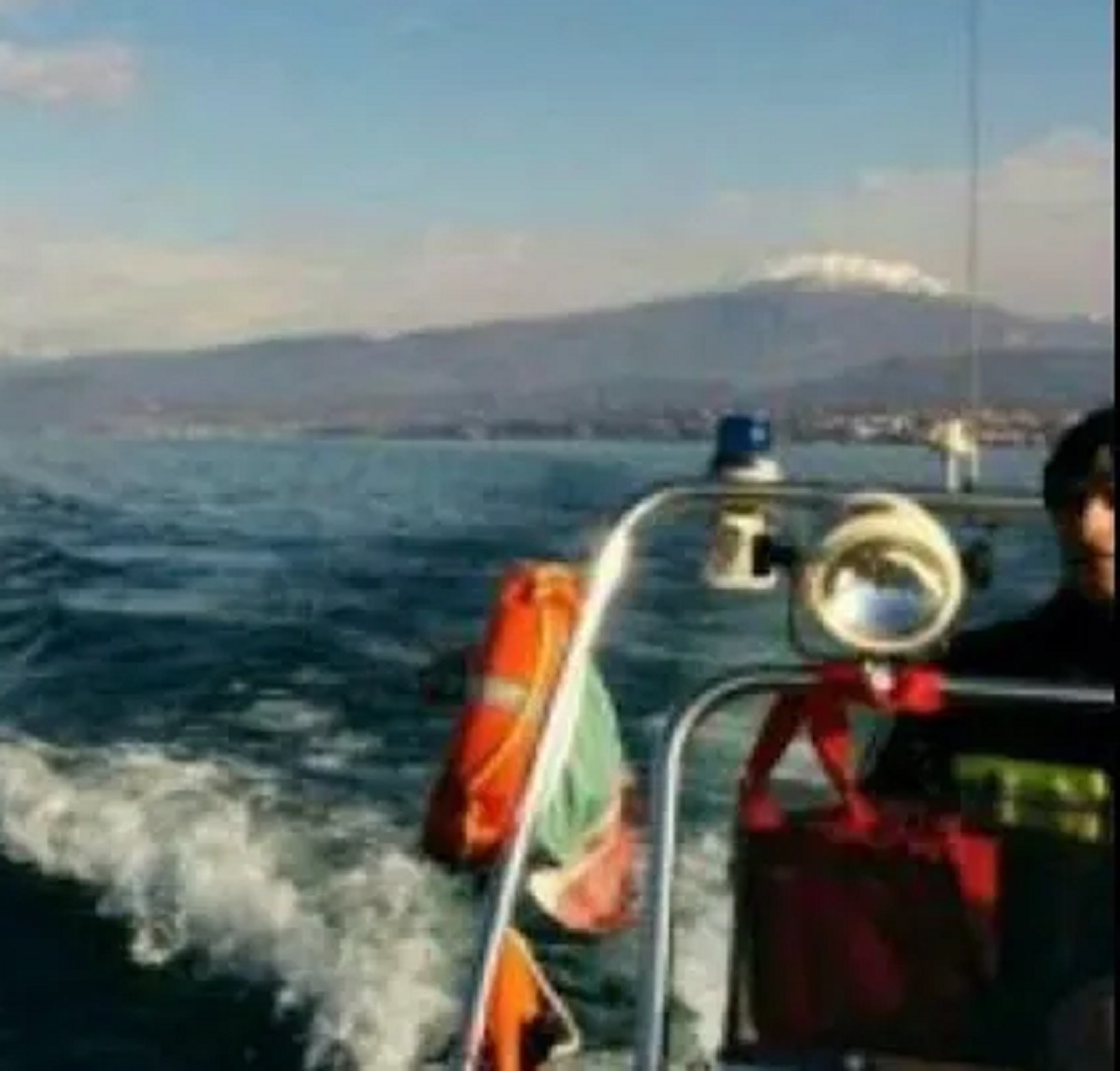 Aran Chada disperso nelle acque del Lago di Garda