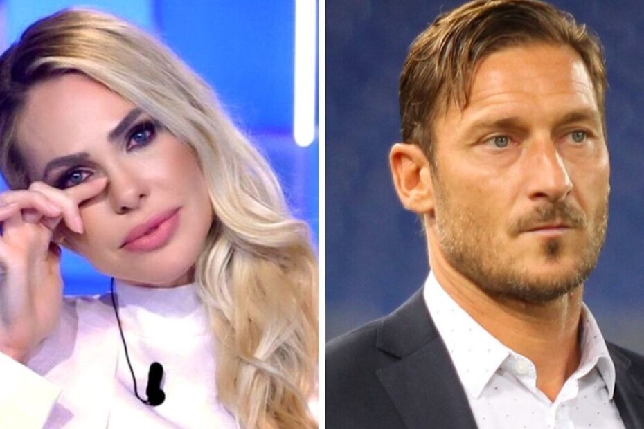 ilary blasi francesco totti separati rottura fortissima