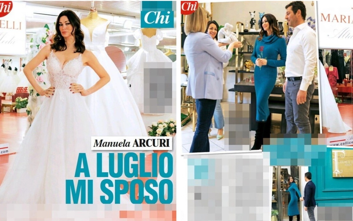 manuela arcuri matrimonio marito abiti