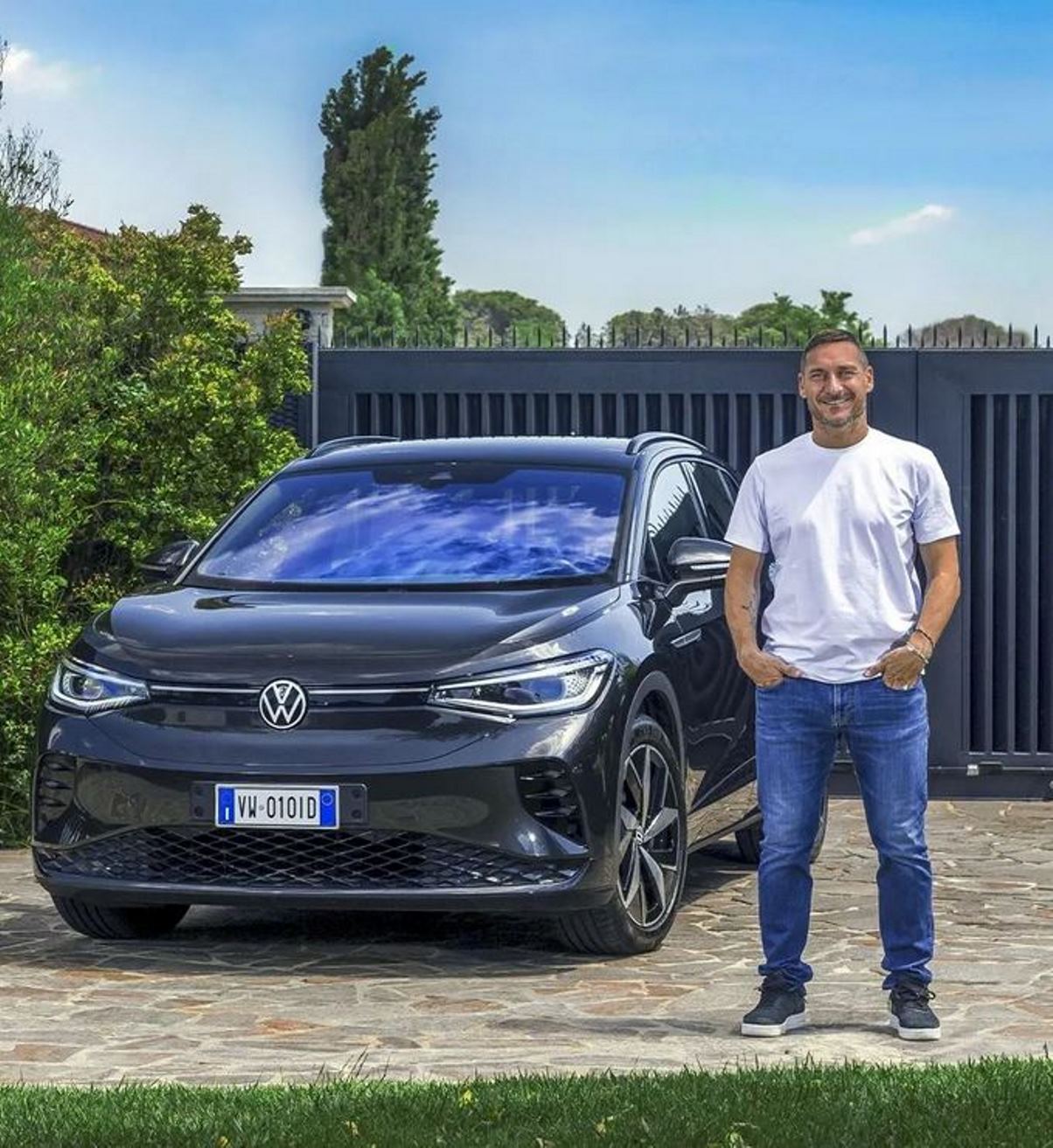 francesco totti pubblicità volkswagen