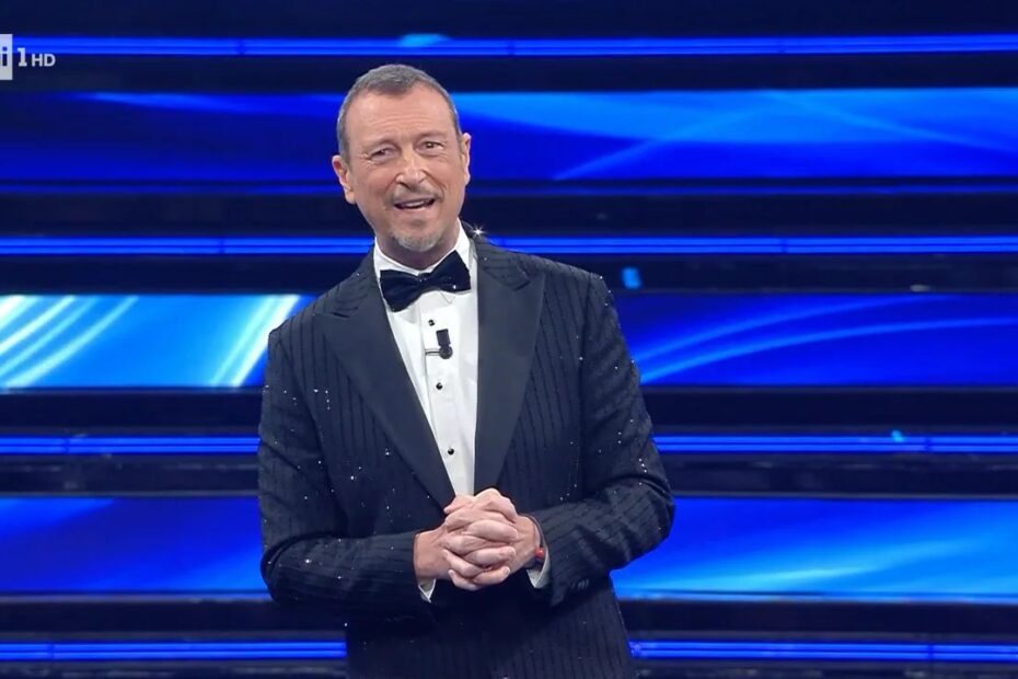 Sanremo 2023 Amadeus Concorrente