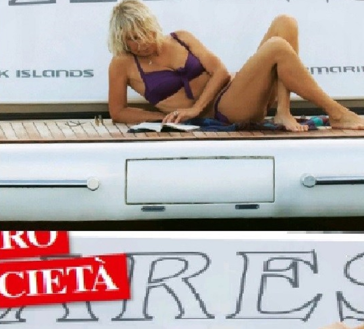 Maria De Filippi in bikini fisico mozzafiato a 60 anni