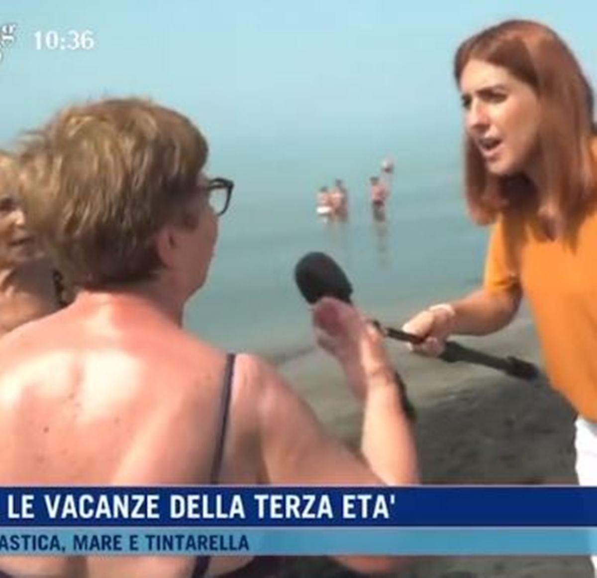 Morning news gaffe in diretta signora intervistata