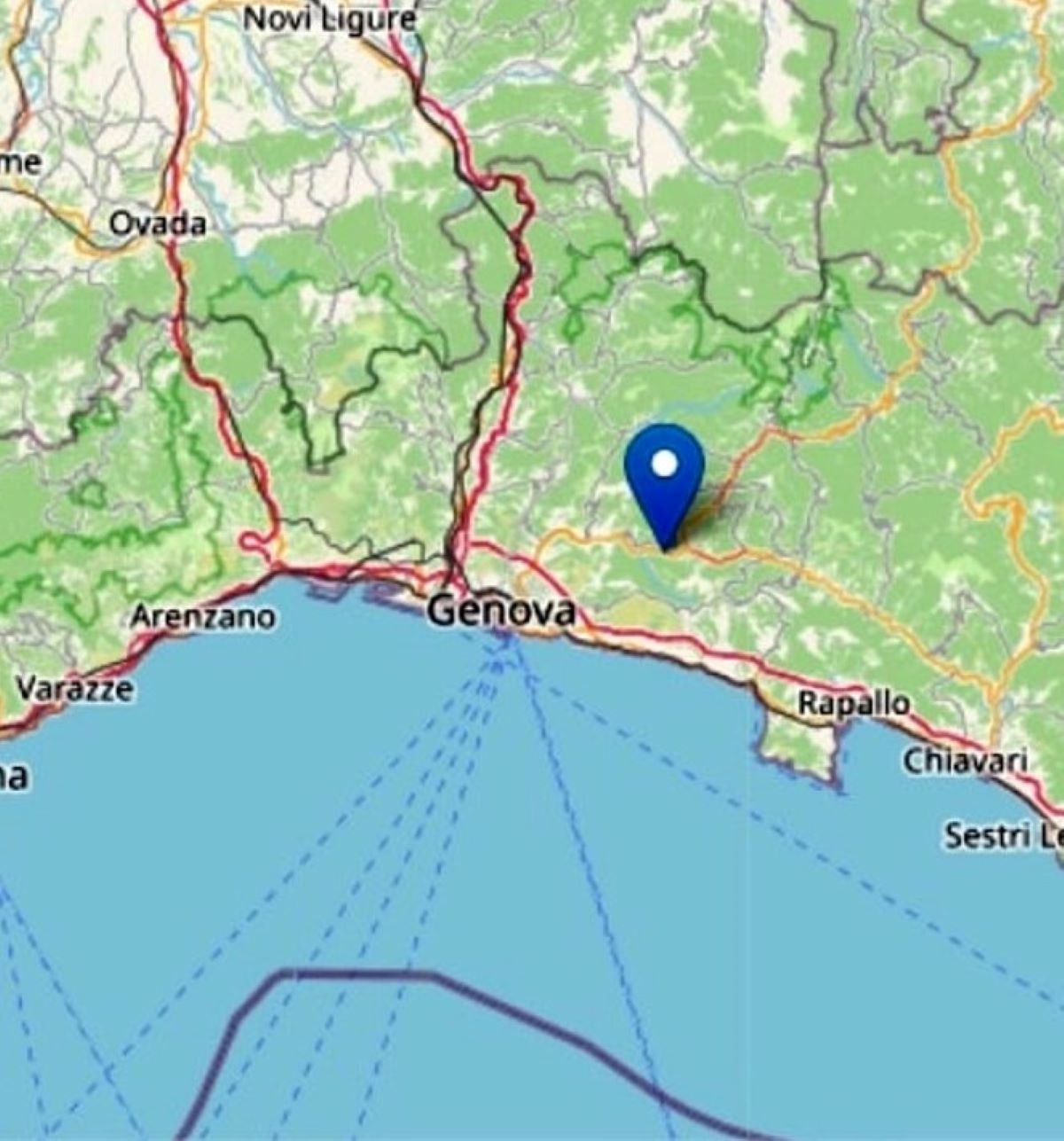 Genova Scossa Terremoto 