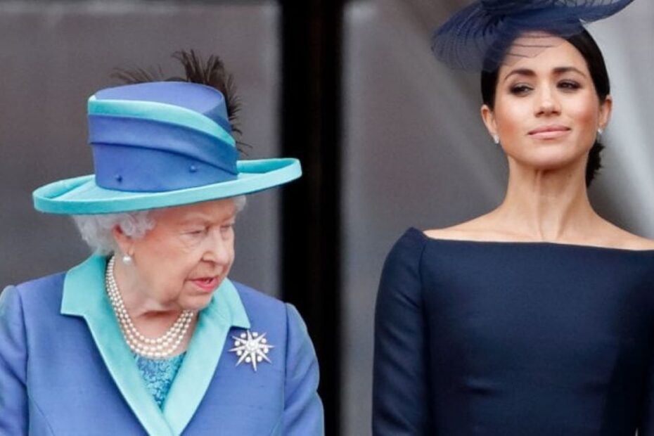 Regina Elisabetta Gesto Meghan Markle