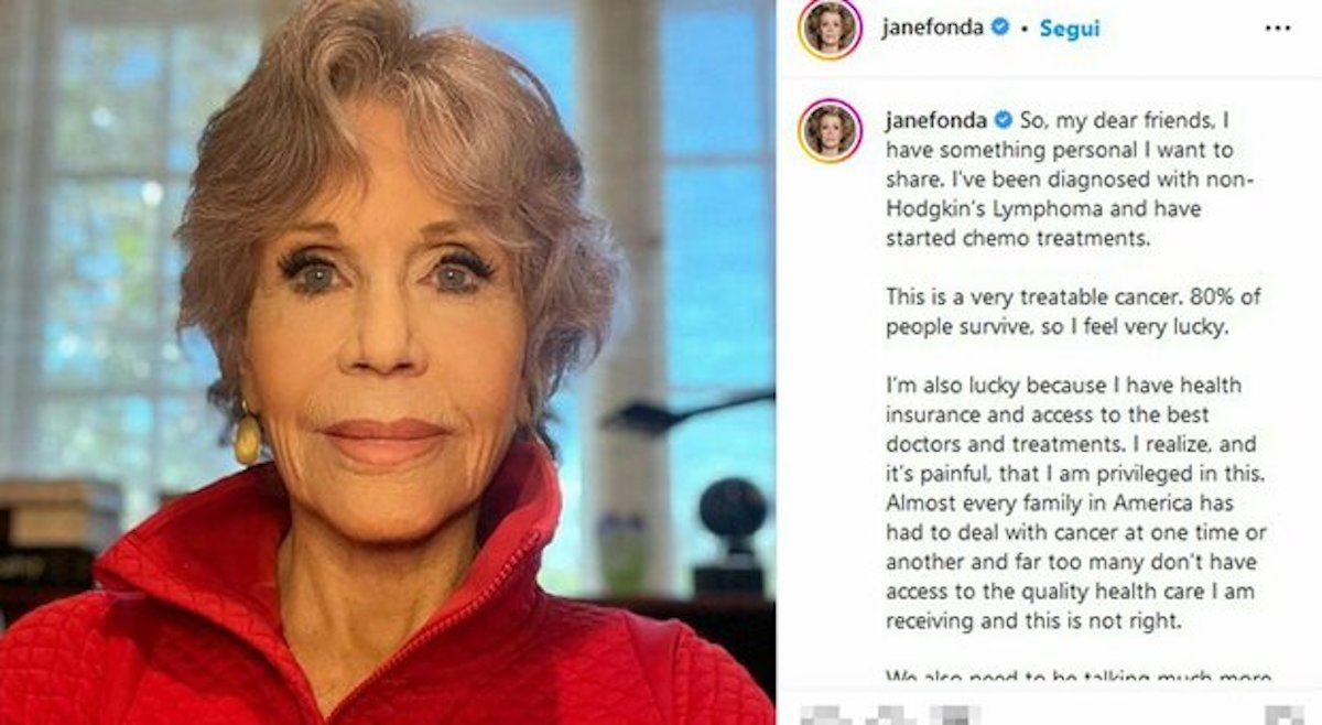 Jane Fonda ha il cancro