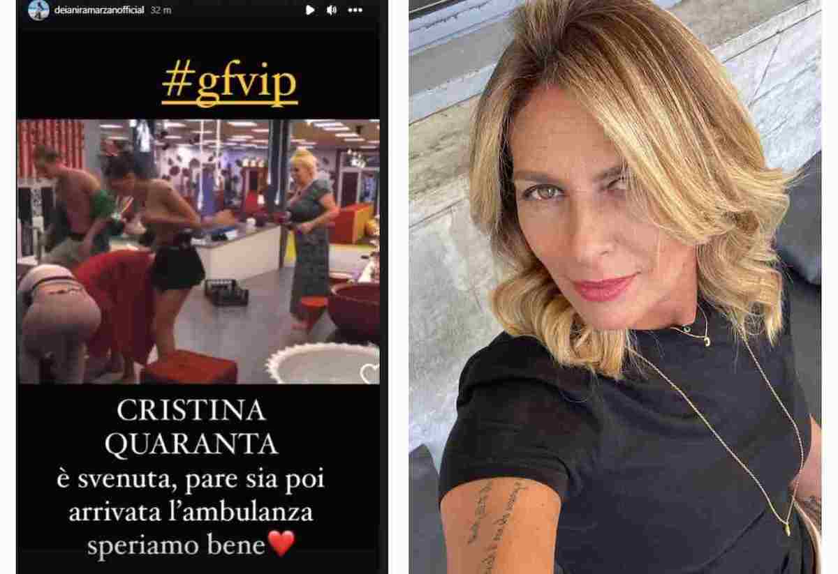 Polemica al GF Vip 7 video malore Cristina Quaranta