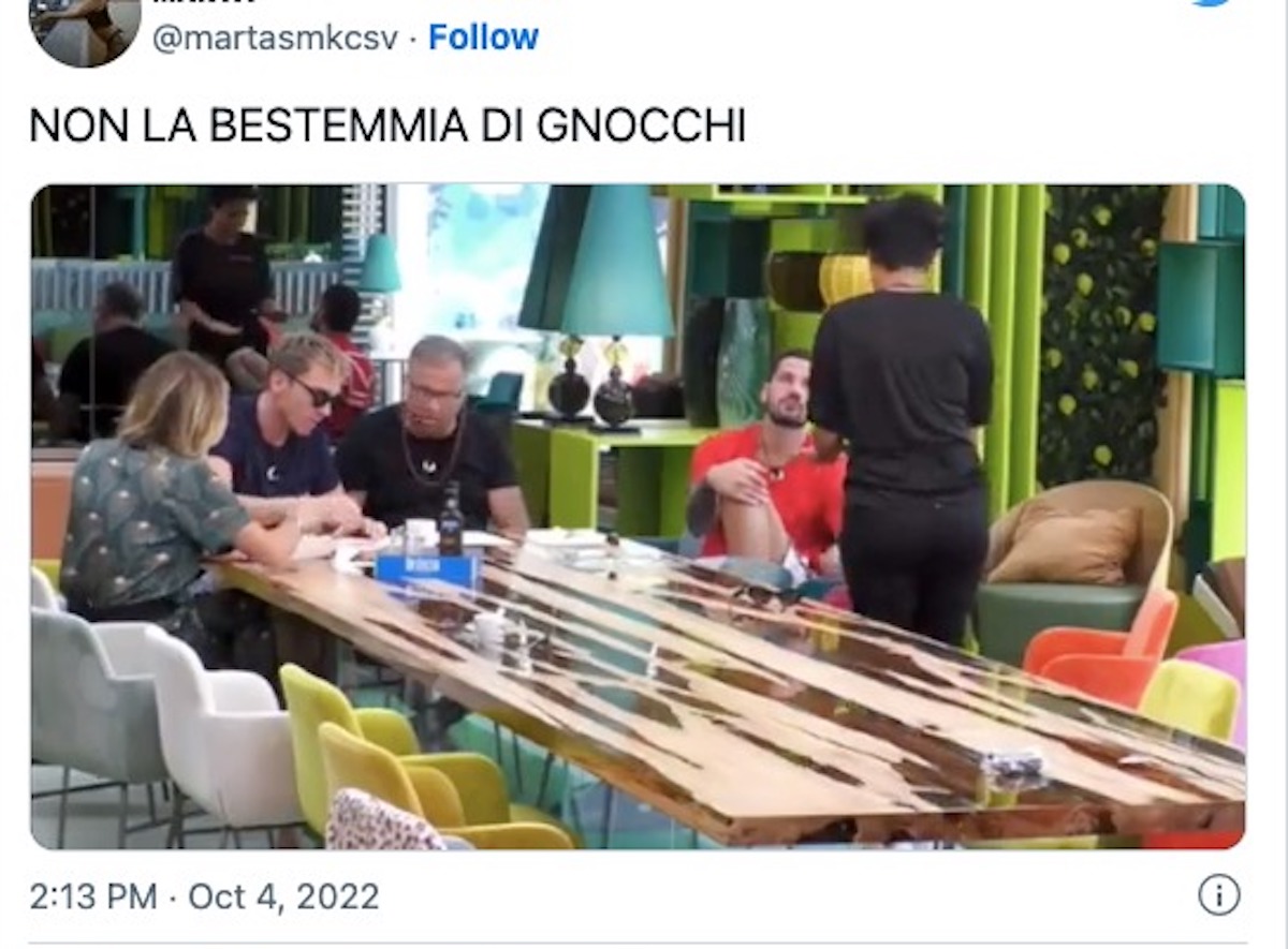 Bestemmia al GF Vip 7 Charlie Gnocchi