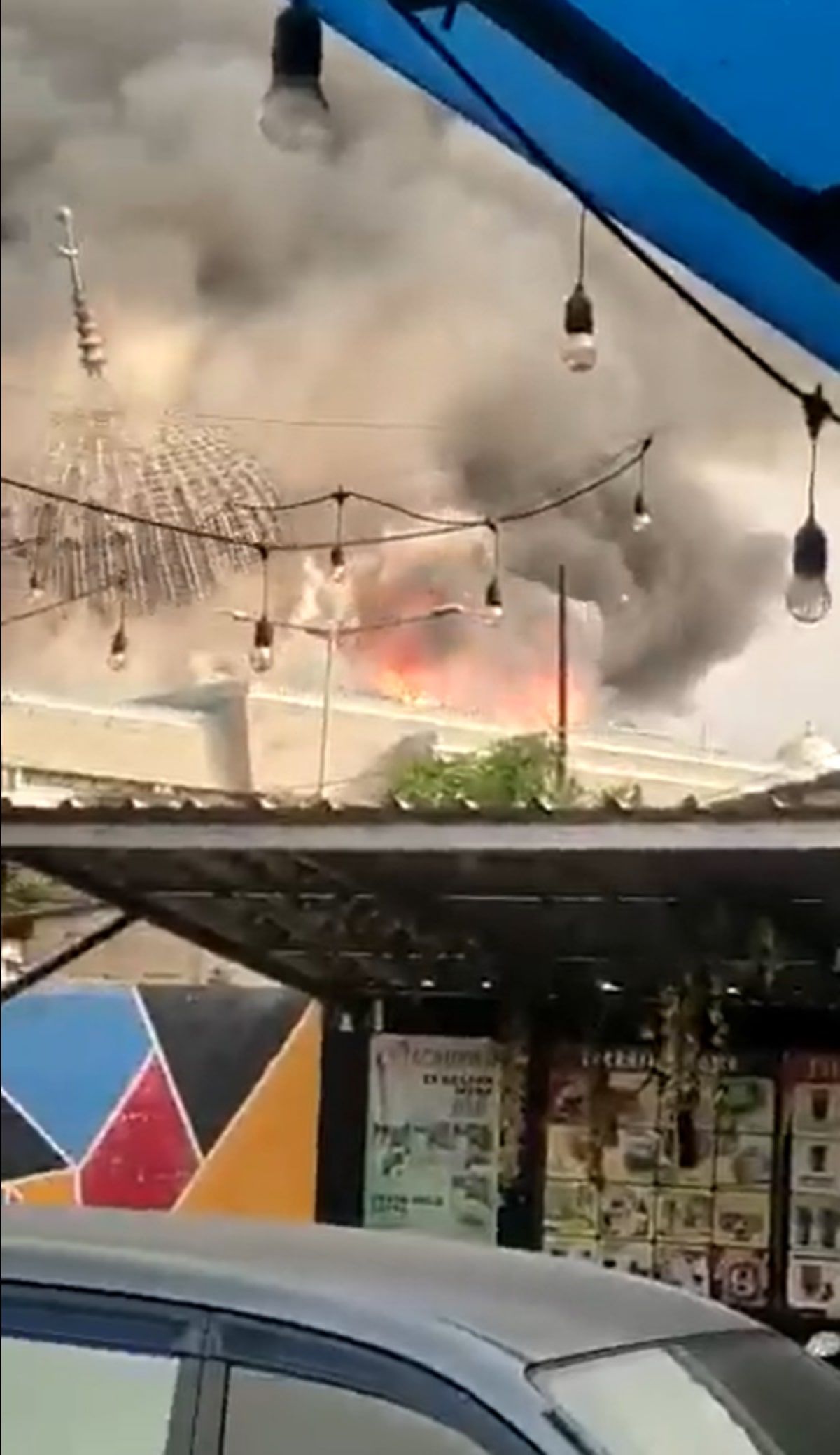 Indonesia Crollo Cupola Incendio Grande Moschea Giacarta