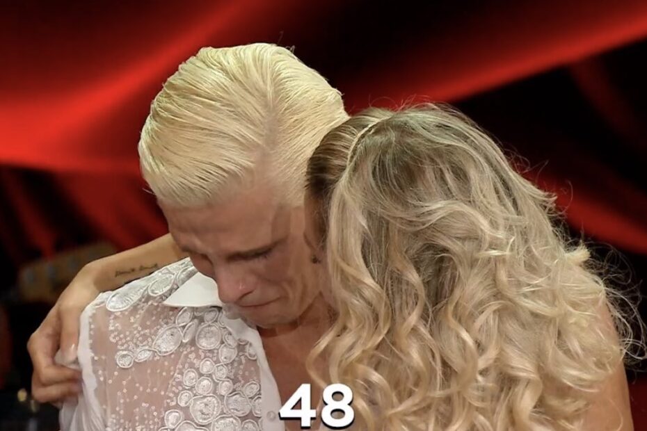 Le lacrime di Alessandro Egger a Ballando con le Stelle