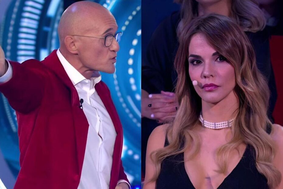 Alfonso Signorini caccia dallo studio Sara Manfuso