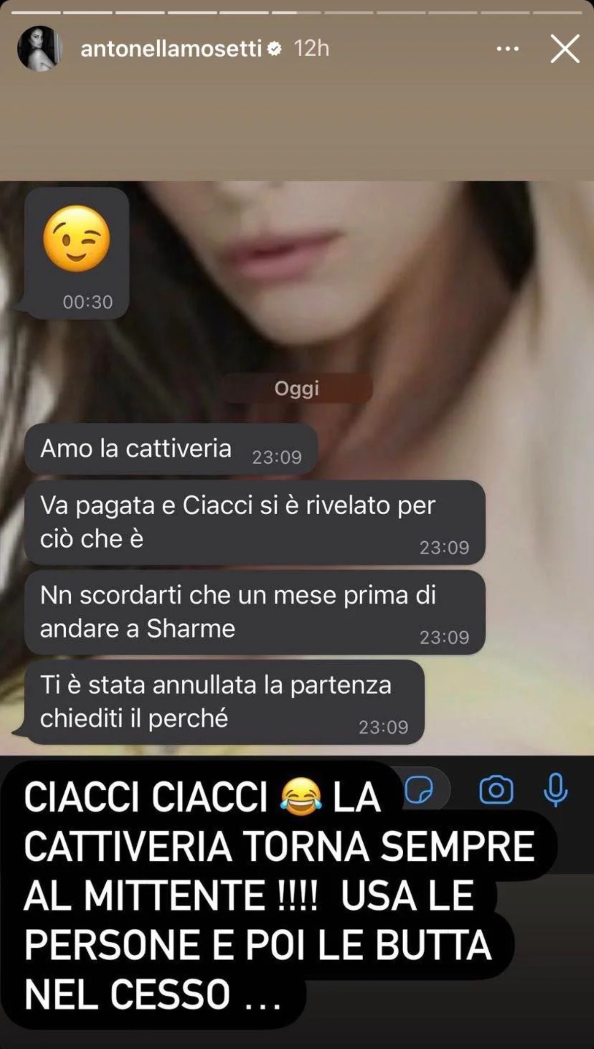 antonella mosetti contro giovanni ciacci