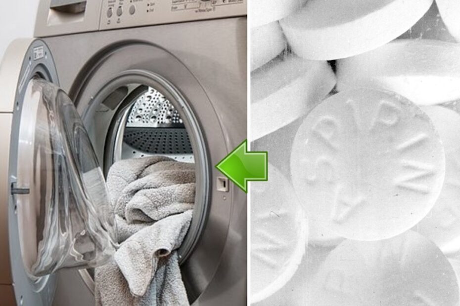 Aspirina nella lavatrice cosa succede bucato bianchi