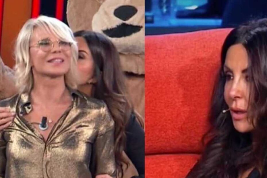 Il bacio tra Maria De Filippi e Sabrina Ferilli a Tu sì que vales