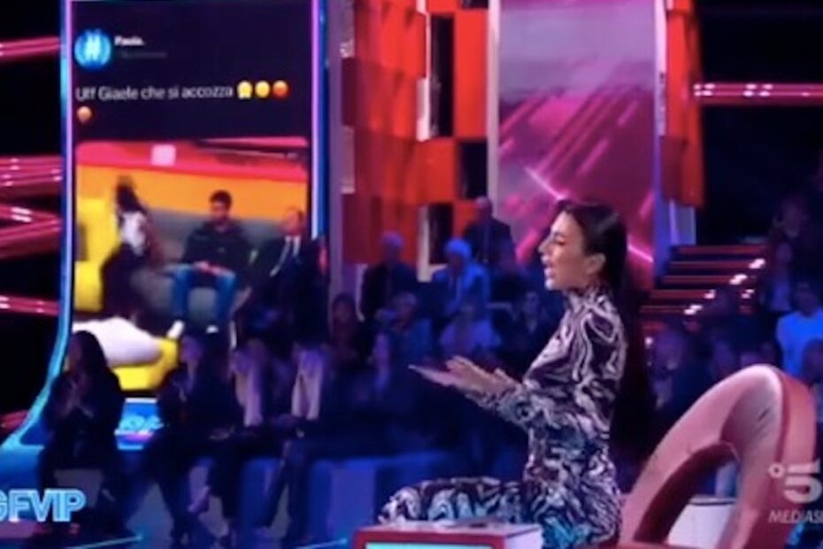 Giulia asfalta Ginevra e Antonino gf vip 7 mano giaele de donà video