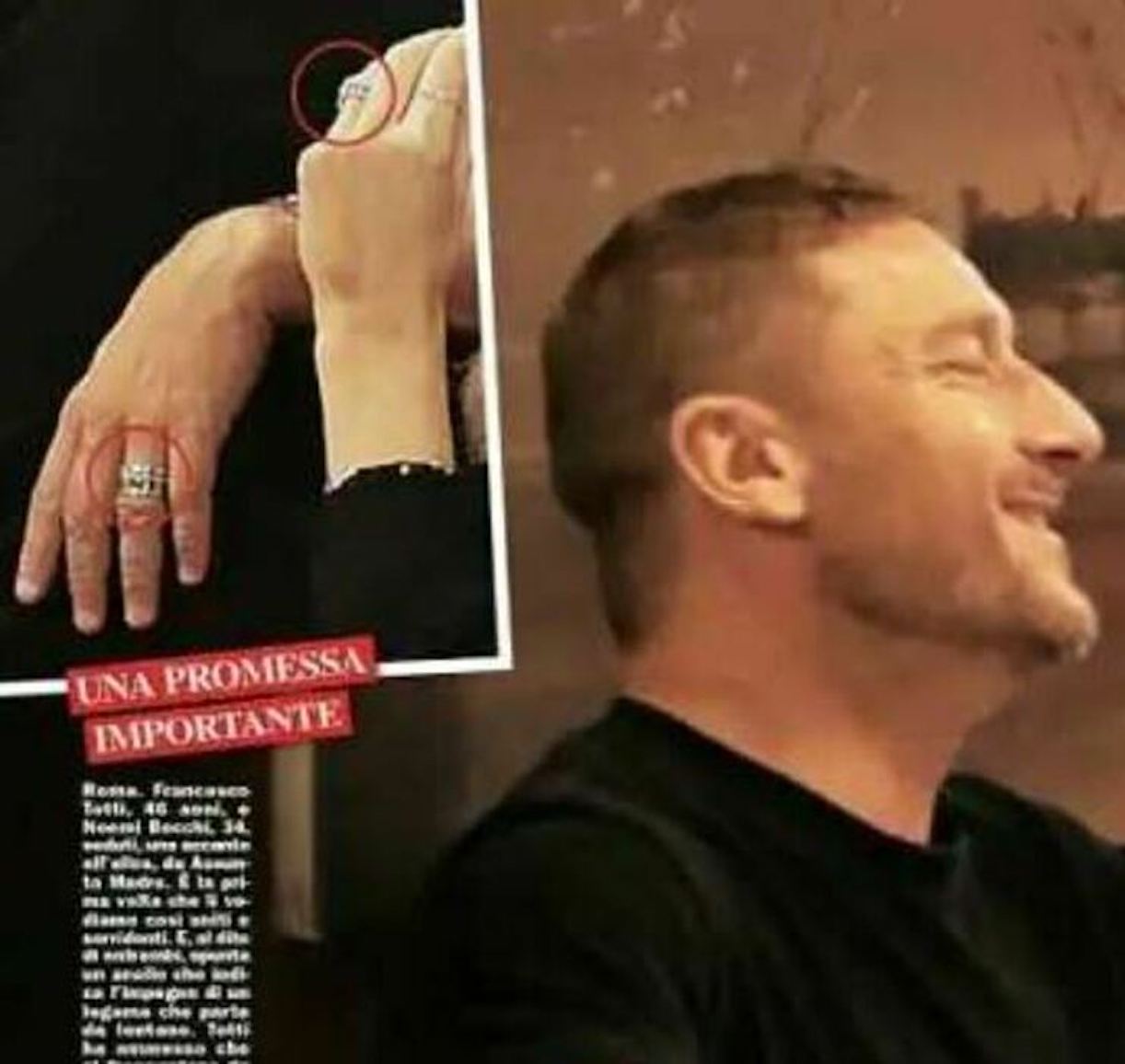 Noemi Bocchi e quell’anello al dito di Francesco Totti