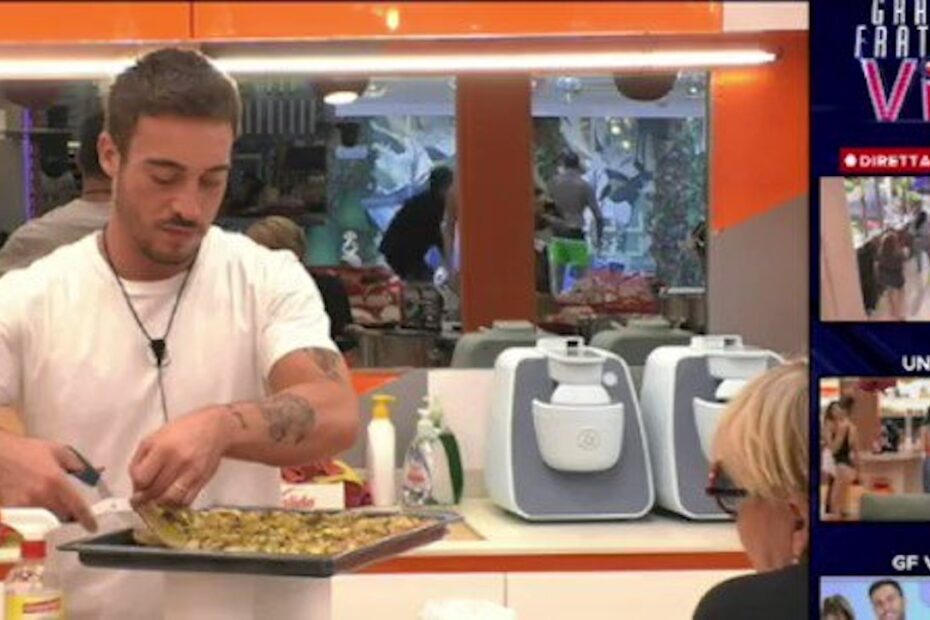 Vetrata rotta al GF Vip 7