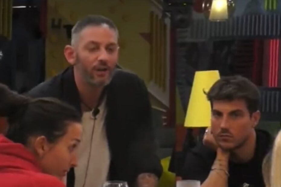 GF Vip 7 Edoardo Tavassi Lite Concorrente