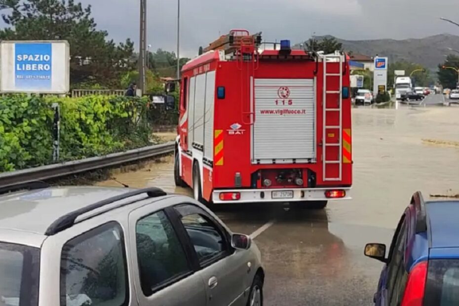 Maltempo violenta bomba d'acqua Cassino