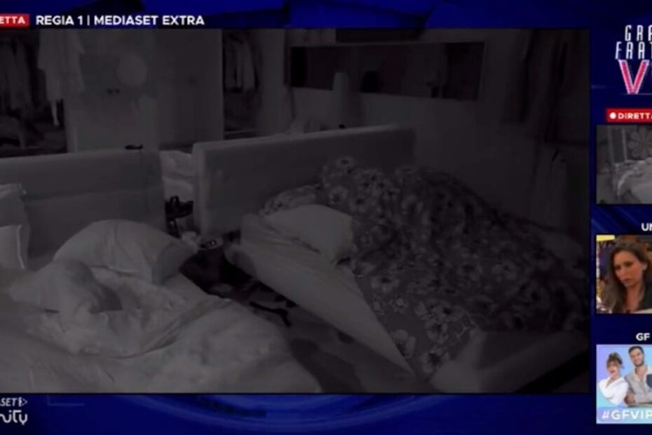 gf vip hot audio video sotto le coperte